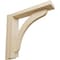 Ekena Millwork 2 1/2"W x 10 3/4"D x 10 1/4"H Reece Shelf Bracket, Rubberwood BKT02X10X10RERW - alternate 1